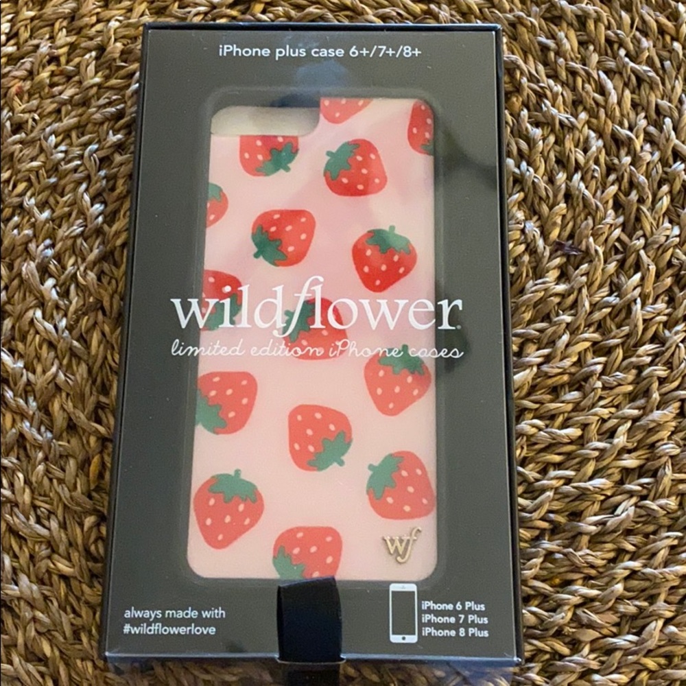 Strawberry Wildflower Phone Case